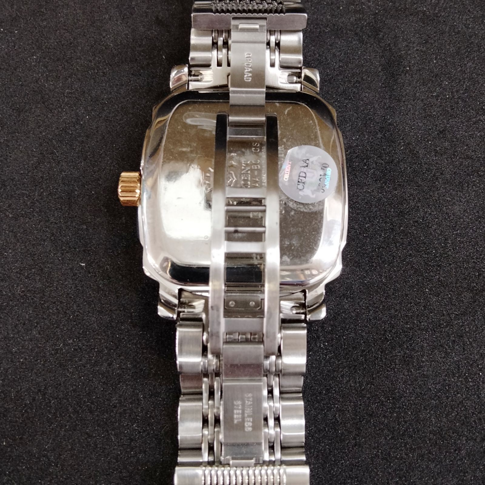 Orient Automatic Watch WV0041FD Square Stainless … - image 6