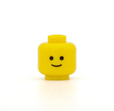 Lego Yellow Minifigure Head Classic!