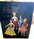 1964 VTG. Rare Barbie Carrying Case  - Various Clothes Black Fashion Mattel