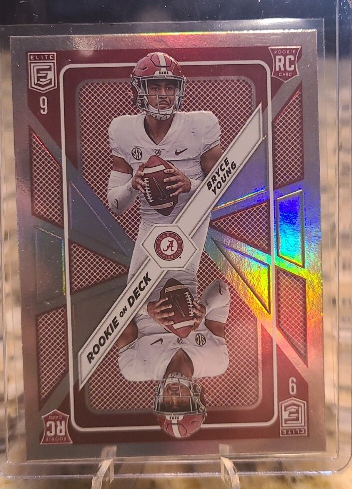 2023 PANINI DONRUSS ELITE BRYCE YOUNG ROOKIE ON DECK SP INSERT PANTHERS RC #RD-1