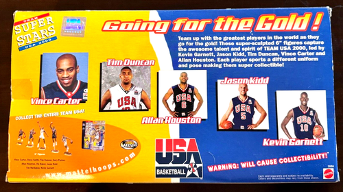 LE 2000 MATTEL USA OLYMPIC BASKETBALL TEAM SUPER STARS COURT COLLECTION NIB NOS - Picture 4 of 4