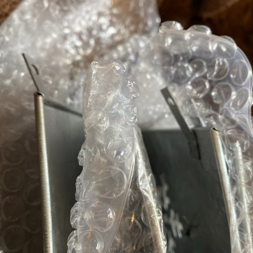Gemmake Brushed Punched Steel Tree Collar 4 Pieces Still in plastic - Picture 2 of 3