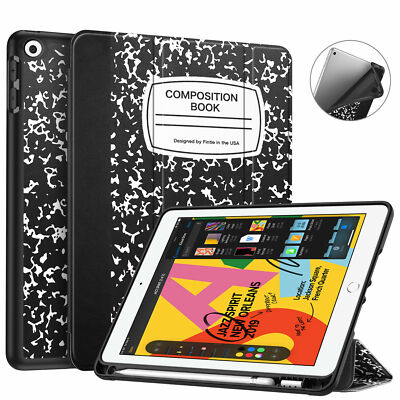 Slim Shell Case for iPad 9th Gen 10.2'' 2021 Soft TPU Protective Stand Back Cover