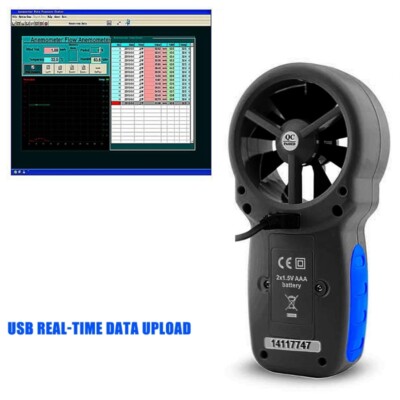 High Precisions Digital Anemometer Handheld Device for Wind Power Measurement