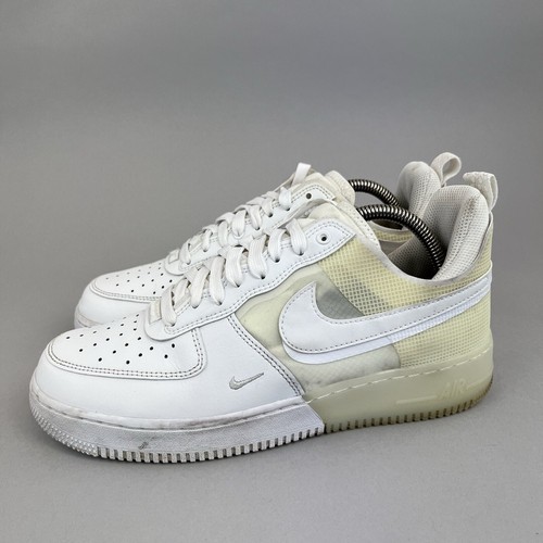 Nike Air Force 1 React Coconut Milk Low Top Sports Fitness Sneakers Trainers UK7 - Picture 3 of 15