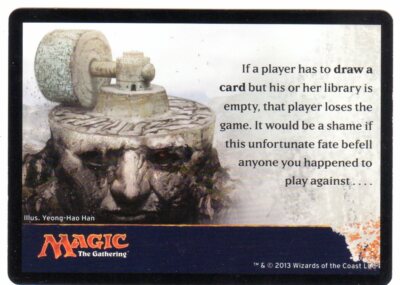 MAGIC MTG MAGIC 2014 M14 - Tip Card - Tip : Library / Draw a Card (V2 ...