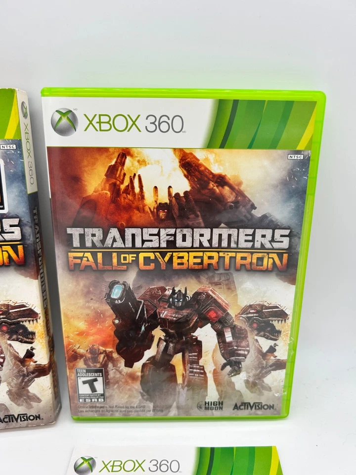 TRANSFORMERS WAR OF CYBERTRON Microsoft Xbox 360 CIB Complete Box Manual Tested - Image 4 of 4