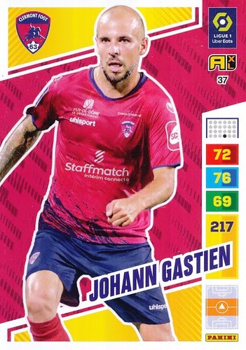 # CLERMONT FOOT # CHOISIR CHOOSE YOURS CARDS PANINI ADRENALYN LIGUE 1 2024 - Imagen 8 de 19