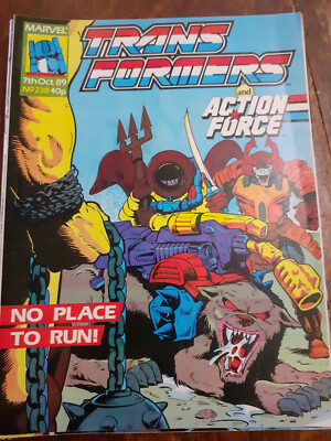 Transformers Marvel UK Ausgabe Nummer 238 7. Oktober 1989