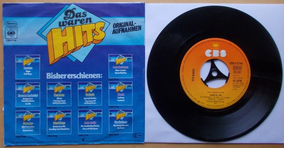 Sammlung BEATLES I Want to Hold Your★ELVIS O Sole Mio★TITANIC Sultana / Santa Fe - Bild 3 von 4