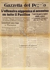 Gazzetta del Popolo N. 301 - 1941 L'offensiva nipponica si accentua sul Pacifico