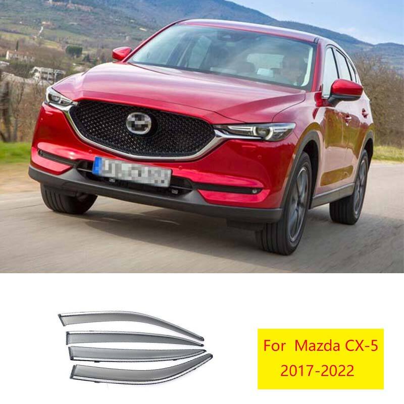 For Mazda CX-5 2017-2022 Window Visor Vent Sun Shade Rain Guard
