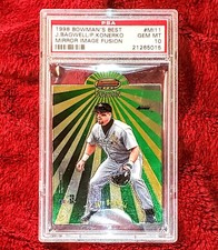 JEFF BAGWELL P KONERKO 1998 BOWMAN'S BEST #Mi11 MIRROR IMAGE FUSION DC PSA 10 🔥