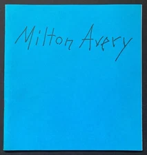 Vintage Art Gallery Exhibition Invitation: Milton Avery 1987 Seascapes