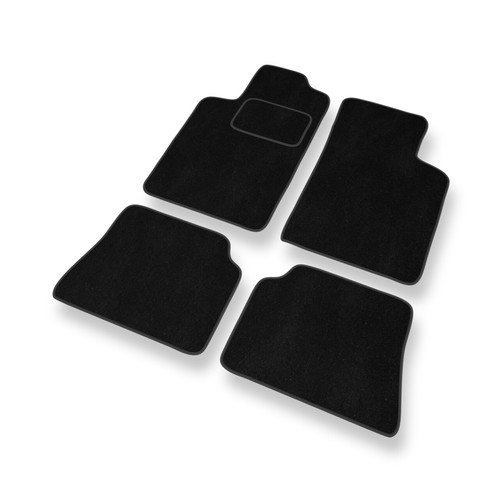 MTM Tapis Sur Mesure Velours Pour Renault Mégane IV / Grandtour (y Compris Hybrid) Dès 09.2016 – Set 4 Tapis Noir Antidérapant Avec Talonnette Renforcée