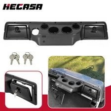 For Club Car DS 1982+ Golf Cart Carbon Style Dash Cover Assembly Cup Holders