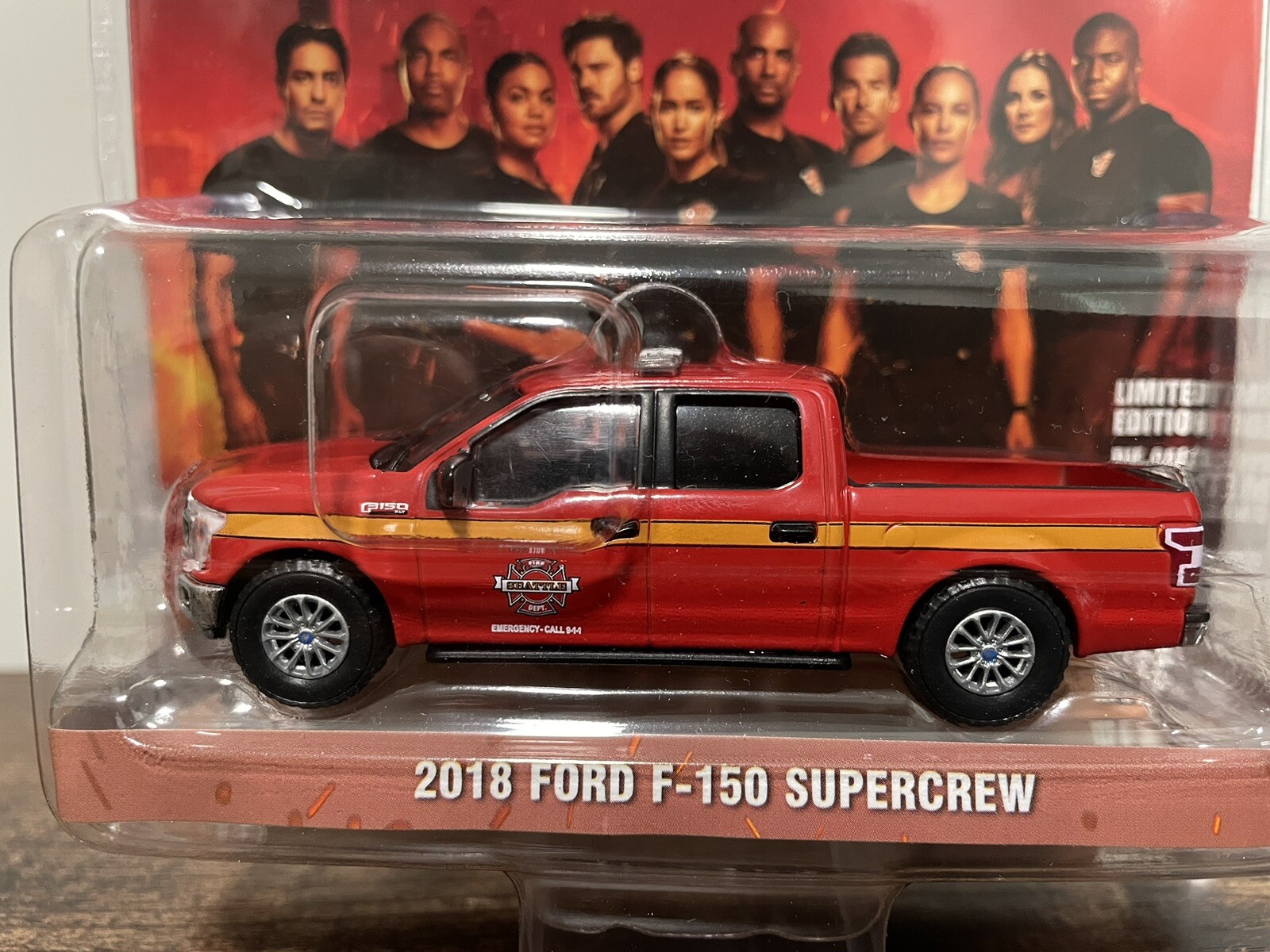 Greenlight Hollywood Station 19 2018 Ford F150 Supercrew Fire Truck