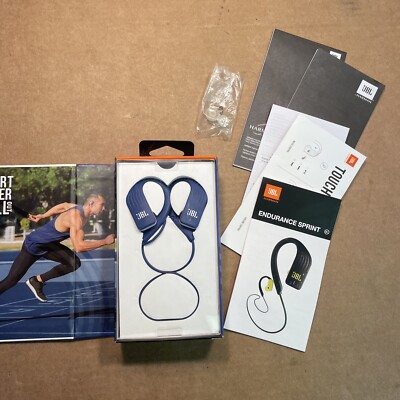 JBL Harman Endurance Sprint Wireless Waterproof Bluetooth Headphones  No Charger