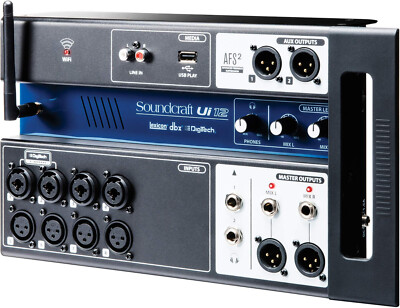 Soundcraft Ui12 12-Kanal Digitalpult Neu + original verpackt TOP VERKÄUFER D