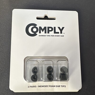 Comply Earbud Tips For Every Ear Memory Foam Tz-167 SEN BLk-s