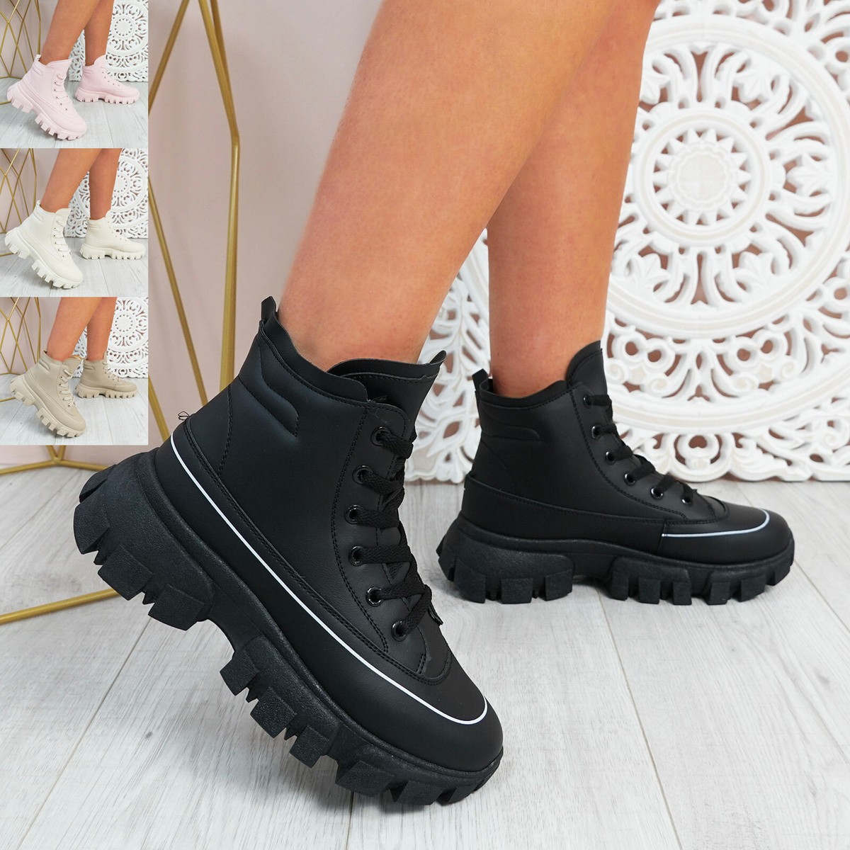 【SLY】CHUNKY HIKING SHORT BOOTS