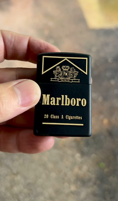 Marlboro Zippoライター 2019年8月製 Made in USA Marlboro Custom Zippo Lighter | Black Matte Zippo | Made In USA | eBay