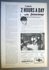 Original 1948 Jamesway Ad Photo Endorsed by Richard  Carney Girard Illinois