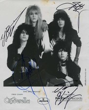 Cinderella (band) Autographs Cinderella (band) Autographs
