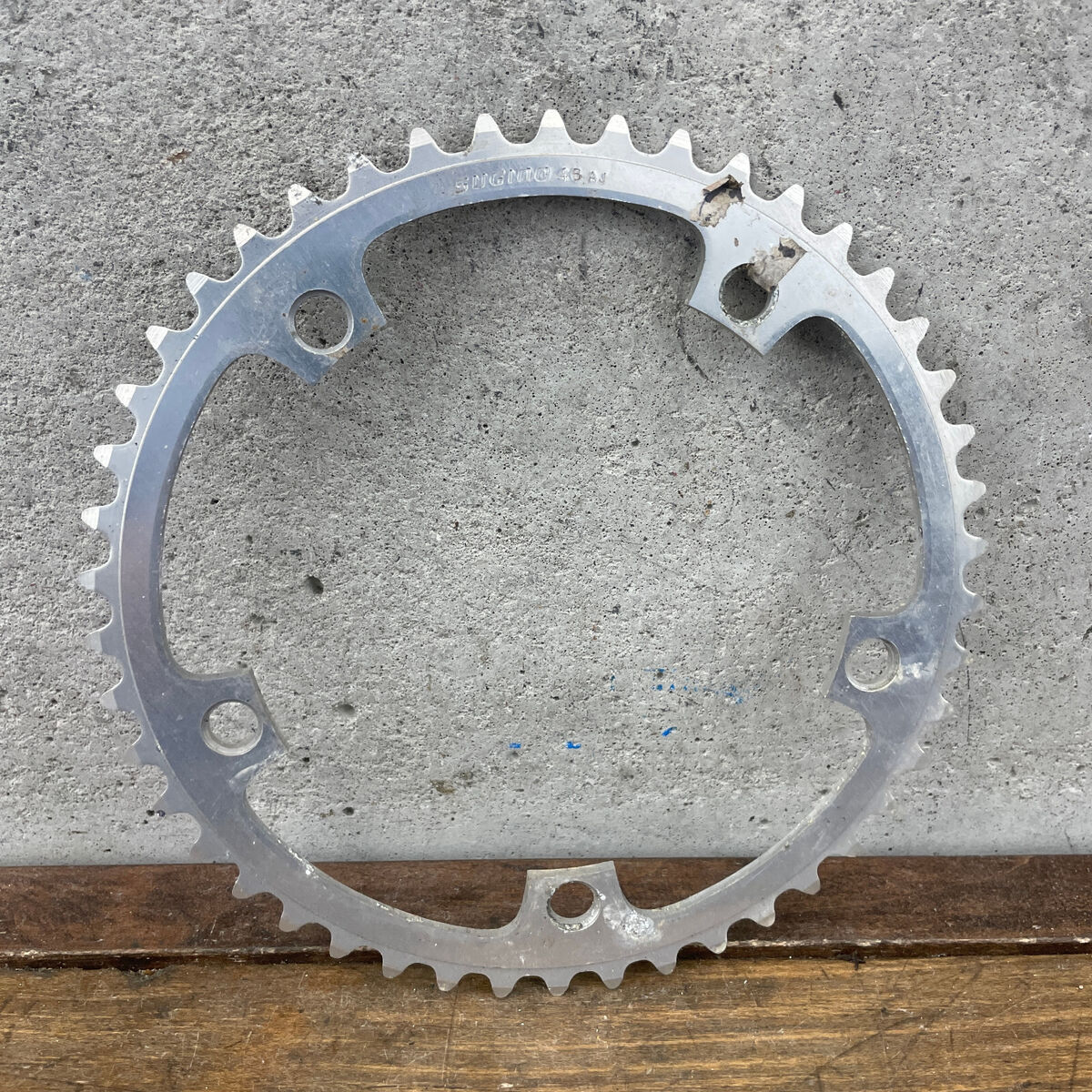 Sugino 禅 46T Vintage Sugino 46t Chainring 46 Tooth 144 BCD Alloy MTB Road