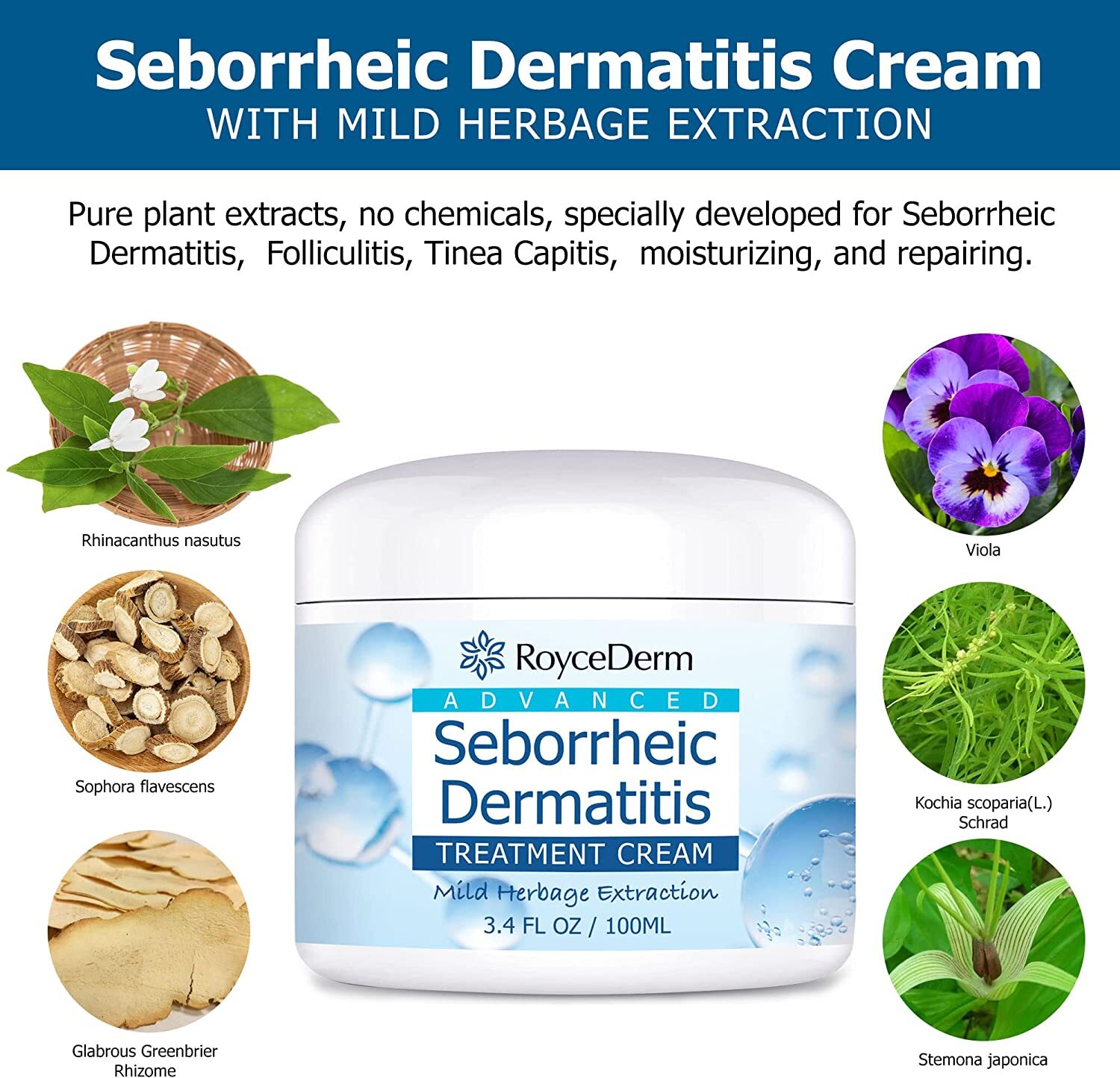 Seborrheic Dermatitis Cream, Psoriasis Cream, Scalp Treatment for