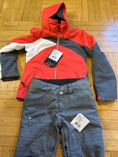 Obermeyer Girls Snow Ski Tabor Jacket After Glow Size 10-12 Teen  Black M Pants