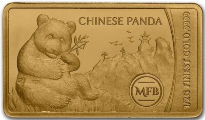 2022 Solomon Islands Most Famous Bullion Chinese Panda .5g .9999