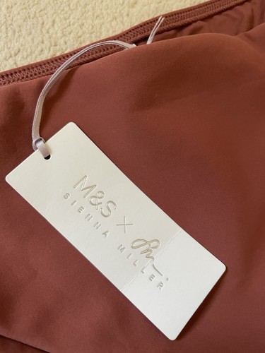 BNWT M&S X SIENNA MILLER Scoop Neck Bikini Top & Bottoms Size 18 Terracotta - Picture 3 of 5