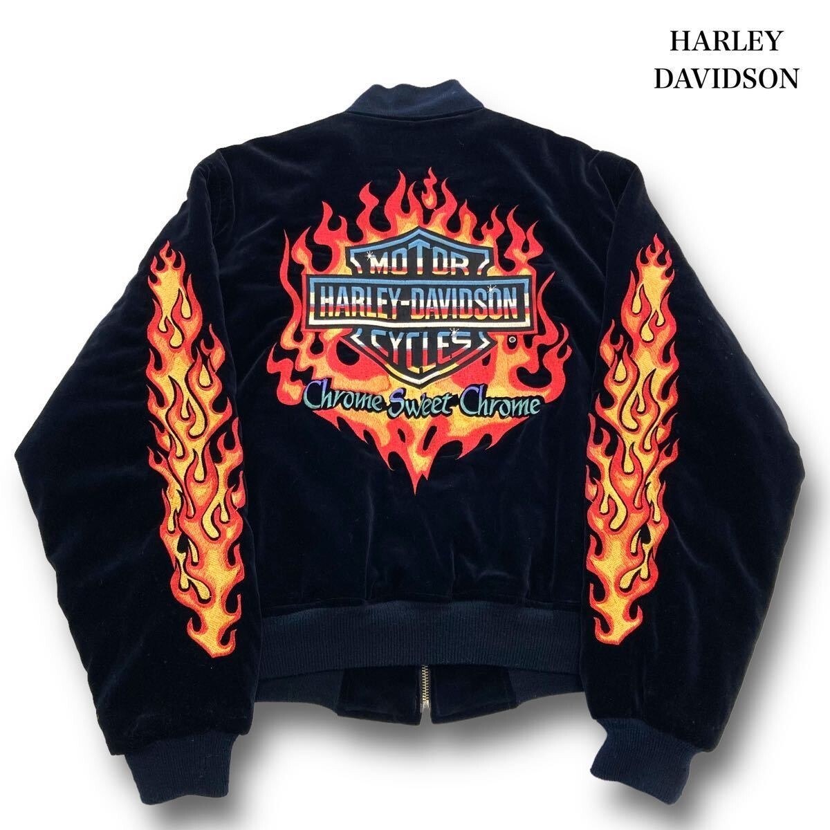 ハーレーダビッドソン　別珍ジャケット 90s Harley-Davidson 別珍 Souvenir Jacket