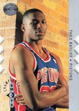 Theo Ratliff Championship Shots Die-Cut 1996 Upper Deck Basketball #S19