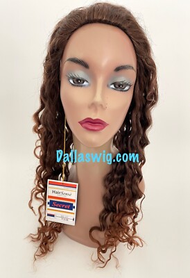 Hair Sense 100% Human Hair with Fake Skin Top Full Curly Wavy Style HH 823 Wig