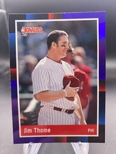 Jim Thome ***VARIATION*** Purple Holo Retro 1988 - 2022 Donruss