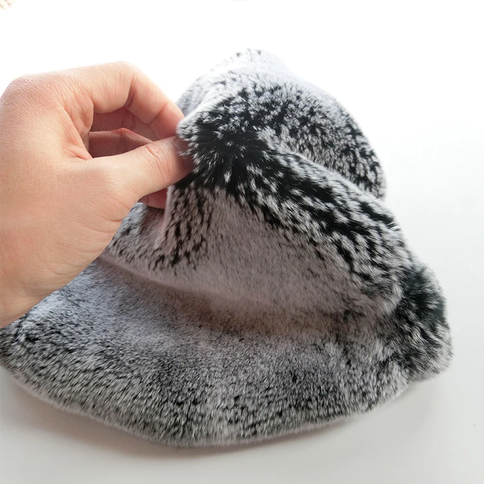 1x Piel de Conejo Rex Piel Suave Natural Piel de Animal Real Artesanal Cuero Gris Esmerilado Foto 3 de 4