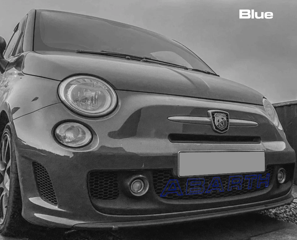 Abarth 595 Styling- Outline Letters - Diffuser Badge Multiple Colours - Image 3 of 4