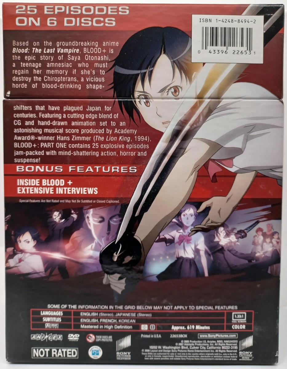 Blood + - Part One (DVD, 6-Disc Set) for sale online | eBay