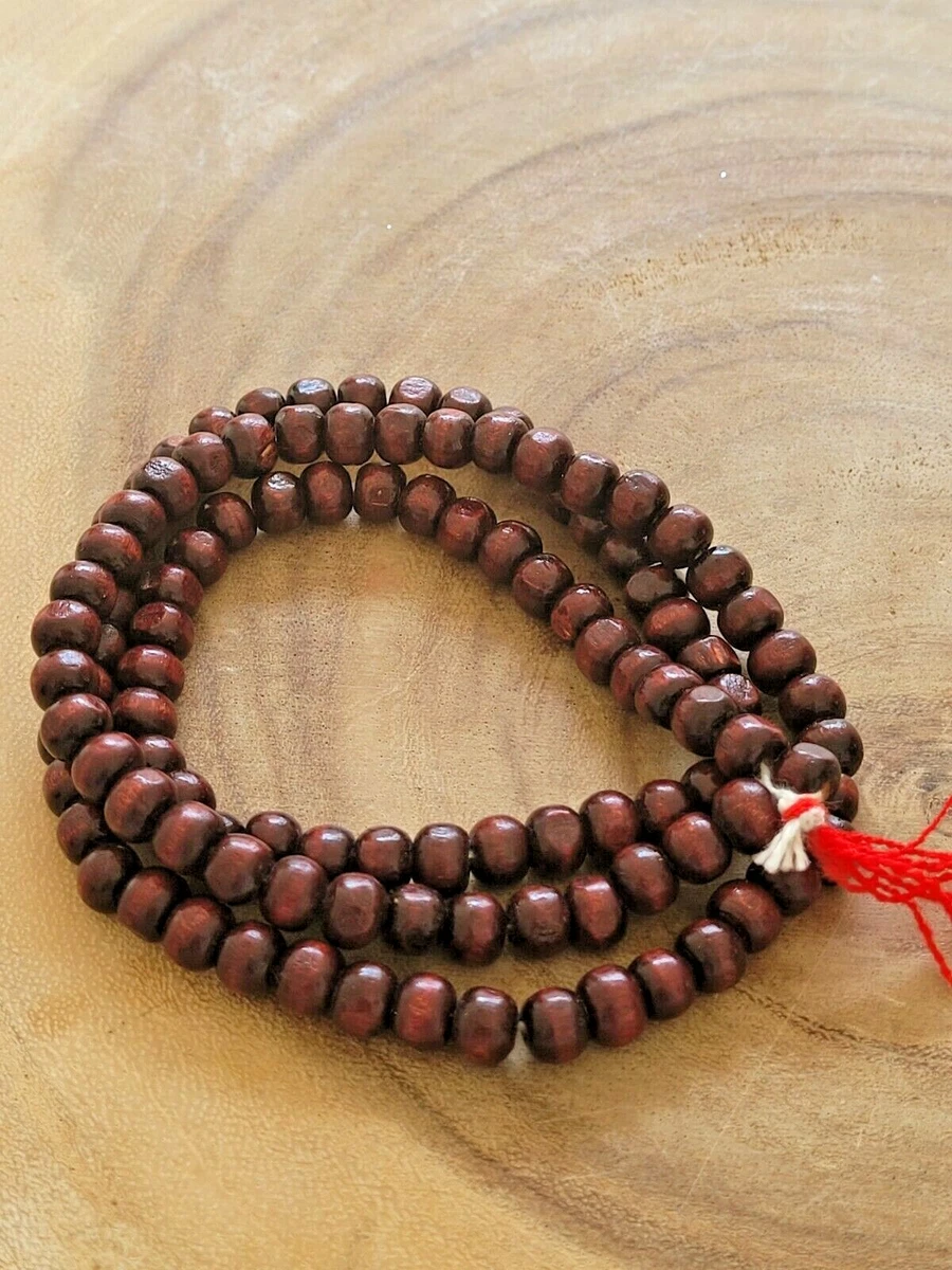 Mala Prayer Bracelet 108 Wooden Beads Tibetan Buddhist Man Wood Woman Yoga  HOT | eBay