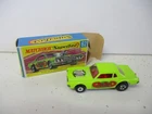 Matchbox Lesney Superfast SF62 Mercury Dragster- LIME, "RAT ROD" labels, boxed