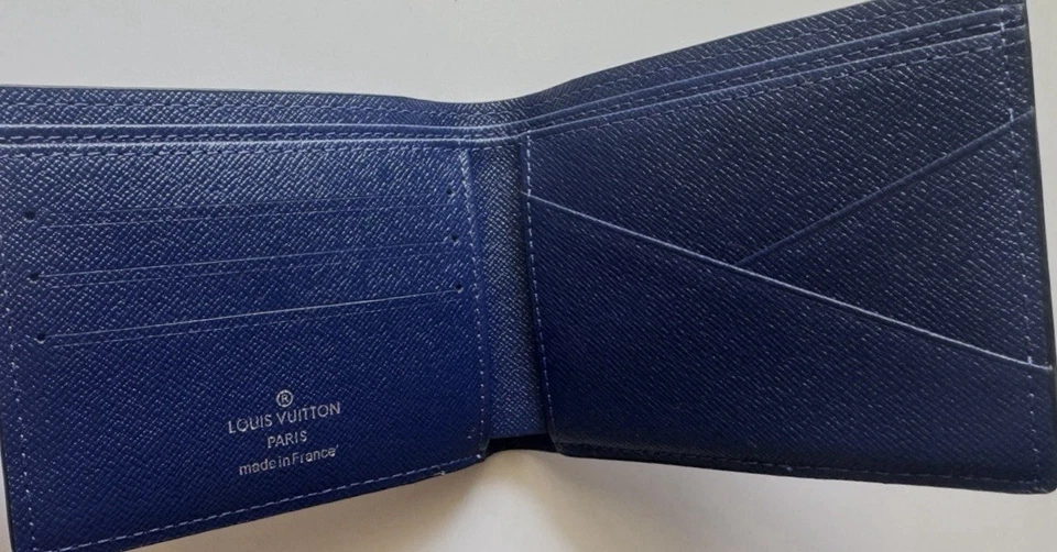 Louis Vuitton Navy Bifold Wallet Monogram - Image 3 of 4