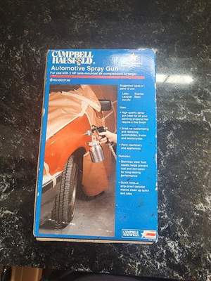 #ad Cambell Hausfeld Automotive Spray Gun. new in unopened box $25.00