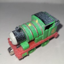Thomas the Train 2002 Snow Covered Percy Winter Tank Engine Diecast VGUC B3