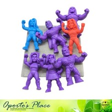 Set Of Seven Wendys Kids Meal Toys DC Super Heroes Mini Figures Superman