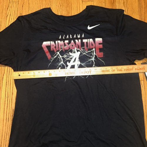 T-shirt concerto uomo Nike nera Alabama Crimson Tide Distressed taglia 2XL - Foto 6 di 6