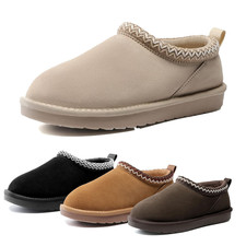 Women's House Slippers Warm Plush Lined Slip On Clogs Comfort Indoor Outdoor