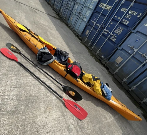 Venture Easky 15ft Sea Kayak,  3 Sets Of Paddles, Buoyancy Aid, Spray Decks Etc