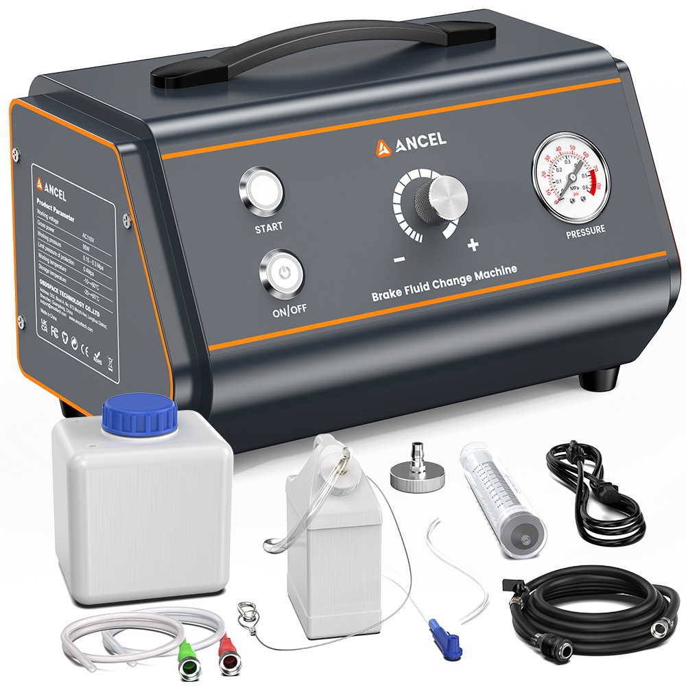 ANCEL BR1000 Brake Oil Filling Changer Extractor Machine Electric Pulse Vacuum
